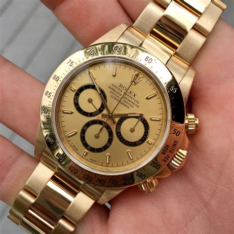 yellow gold rolex daytona zenith el primero|Rolex daytona chronograph.